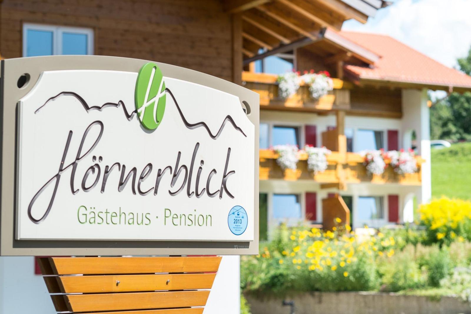 ホテル Gaestehaus Hoernerblick オフターシュヴァング エクステリア 写真